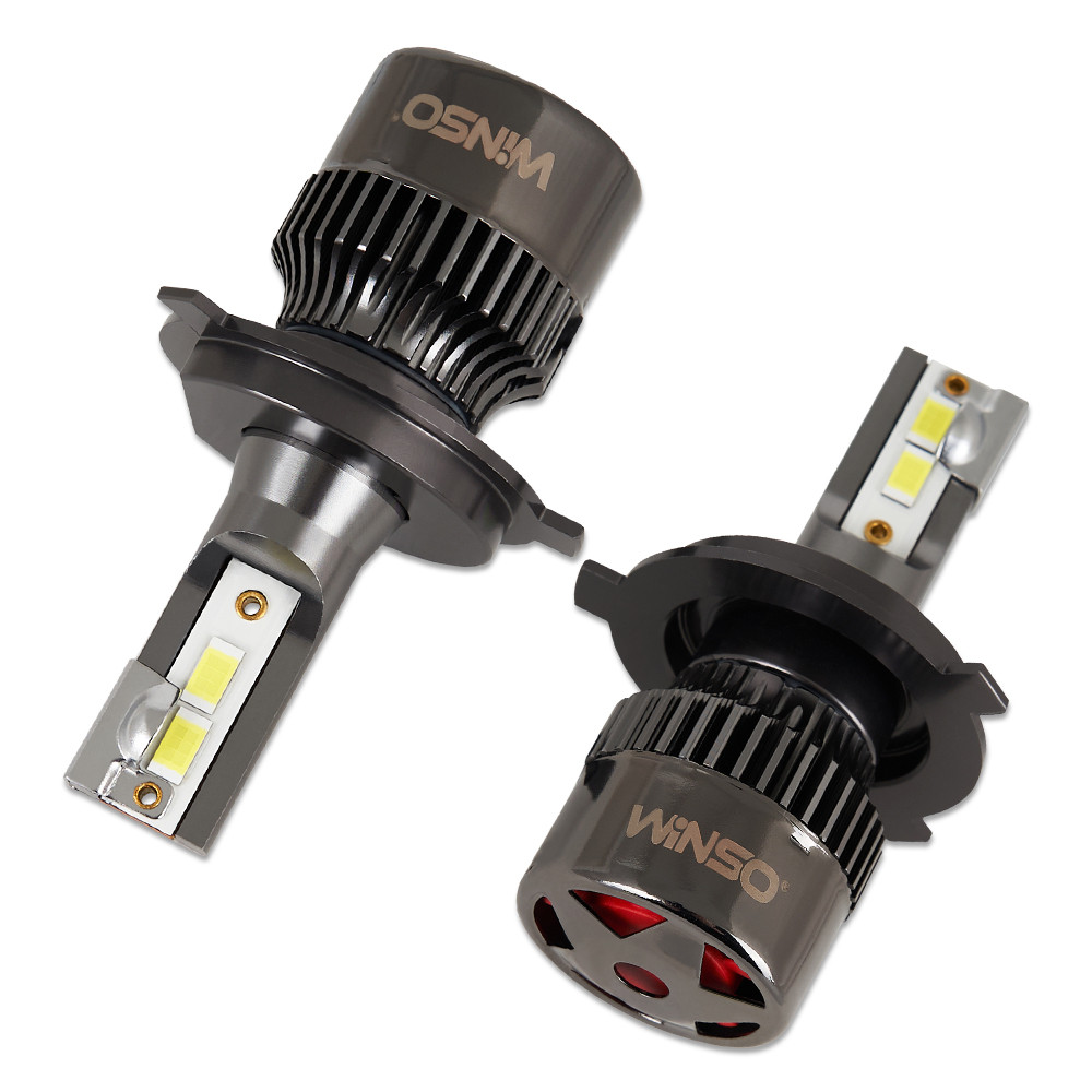 Автолампа Winso LED H4 12/24V 50Вт 5000Лм 6500K CSP3570 2шт Львів - фото 5
