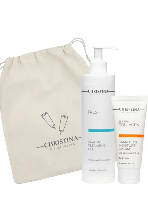 Подарочный набор Очищение и увлажнение для сухой кожи (2 единицы) Christina Днепр - изображение 1