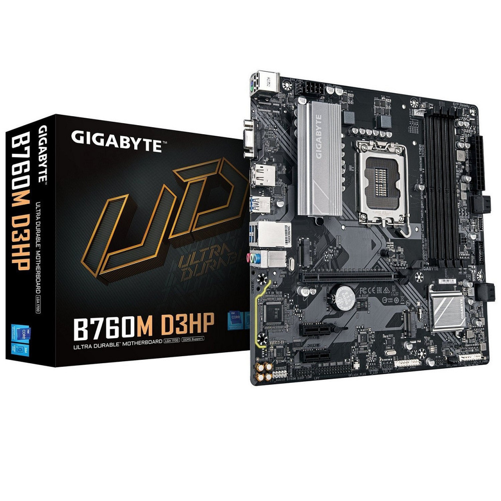 Материнська плата Gigabyte B760M D3HP Socket 1700 microATX Харків - фото 1