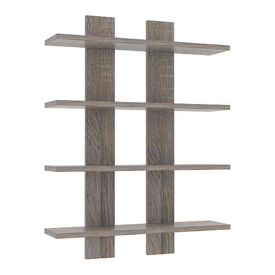 Полиця навісна П-4, Дуб Сонома Трюфель, 600/120/800 Львів