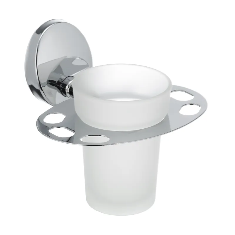 Стакан настенный с подставкой для зубных щеток Zerix LR3306-1 (LL1434) Киев - изображение 1