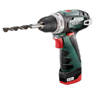 Шуруповерт Metabo PowerMaxxBS, 10.8 В, 2х2.0Аг, кейс (600080500) Винница