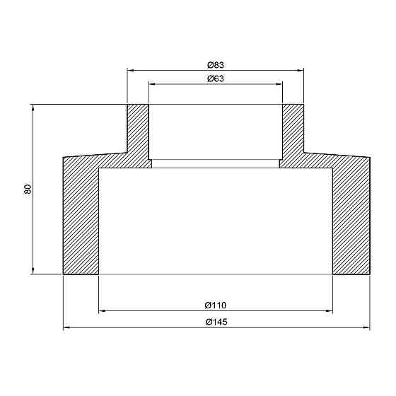 Муфта PPR Thermo Alliance 110х63 Киев