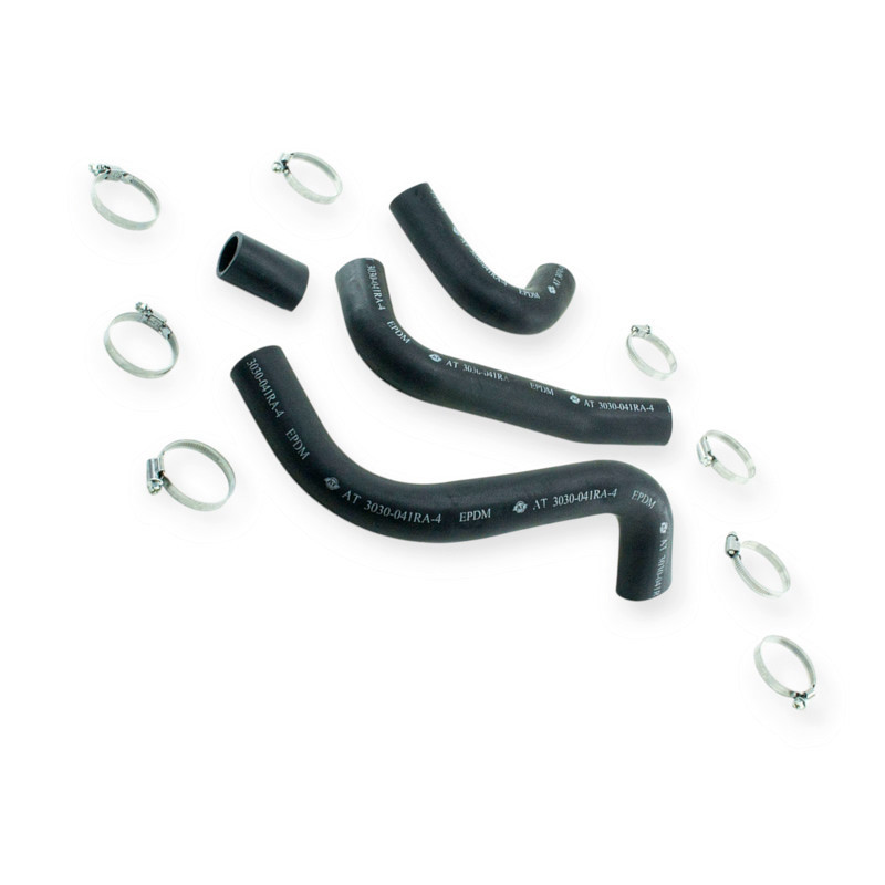 Патрубок Москвич 2141 двигун Москвич (к-кт 4 шт) AT радіатора Мукачево - фото 1