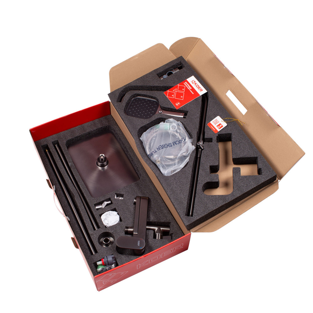 Душевая колонна со смесителем Koer KB-56030-07, 3 функции (KR5429) Киев - изображение 2