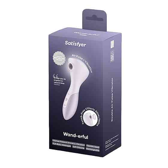 Лавандовый массажер с волнами давления и мощной вибрацией Satisfyer Wand-erful, 16 см Sex Aura Киев