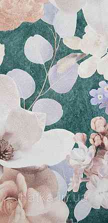 Шпалери вінілові на флізеліні гарячого тиснення Sintra Atmosphere квіти троянди рожеві беж бузок зелені 512258 Київ