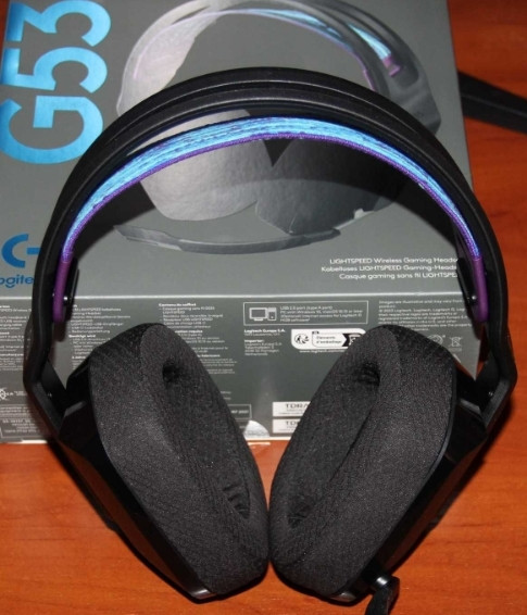 Ігрові навушники з мікрофоном Logitech G535 Lightspeed Black. НОВІ Київ - фото 4