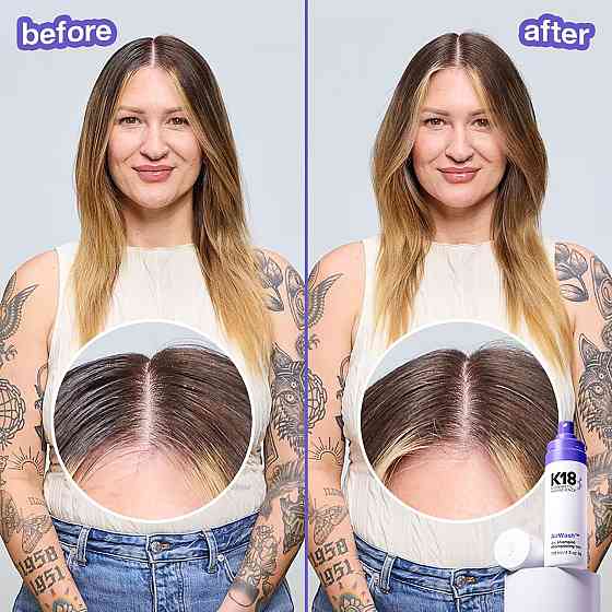 Сухой шампунь K18 AirWash — уменьшает жирность и устраняет запахи / 118 мл Славянск