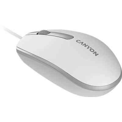 Мышка Canyon M-10 USB White Grey (CNE-CMS10WG) Винница