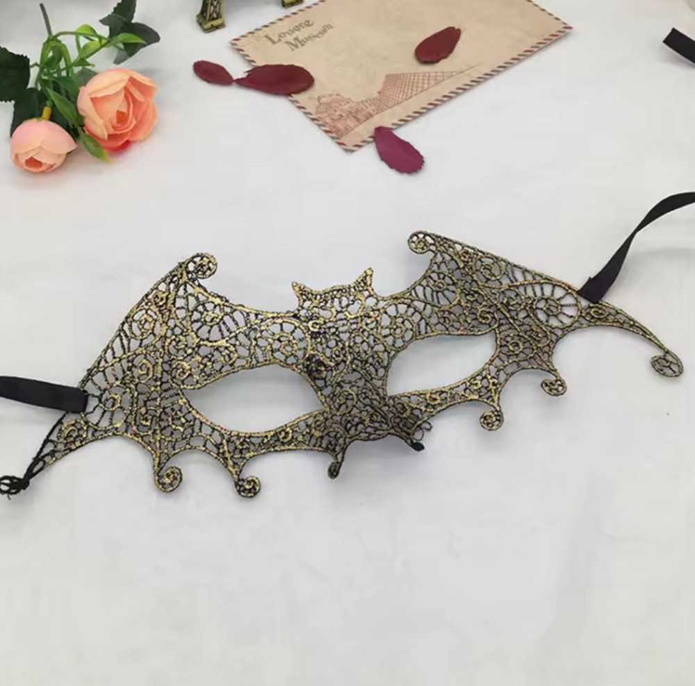 Маска для карнавалу Кажан one size золотистий Київ - фото 1