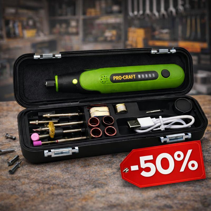 Акумуляторна шліфувально гравіювальна машина Procraft 8 В ,Акумуляторний гравер PG8 ,Акумуляторні гравери Львів - фото 1