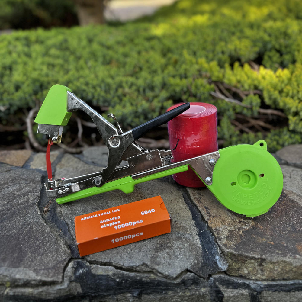 Набор для подвязки растений: Степлер + Скобы (10100 шт) + Лента (11 шт/330 м) Черновцы - изображение 6