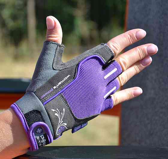 Рукавички для фітнесу Power System PS-2570 Woman’s Power жіночі Purple M Каменское