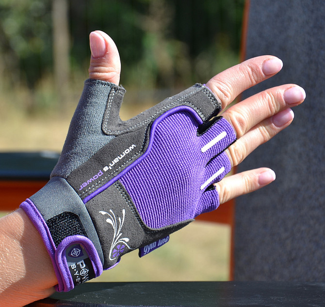 Рукавички для фітнесу Power System PS-2570 Woman’s Power жіночі Purple M Каменское - изображение 3