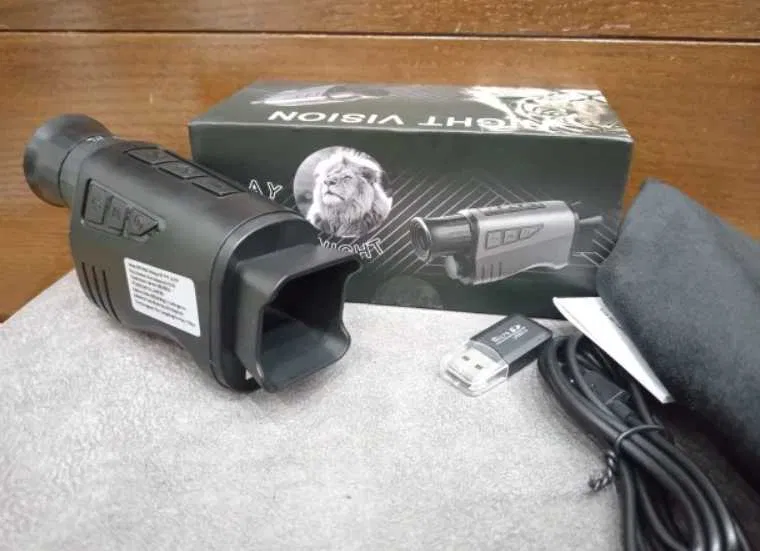 Монокуляр ночного видения DNV 2000 1080P зум 16х 850нм Черный Винница - изображение 6