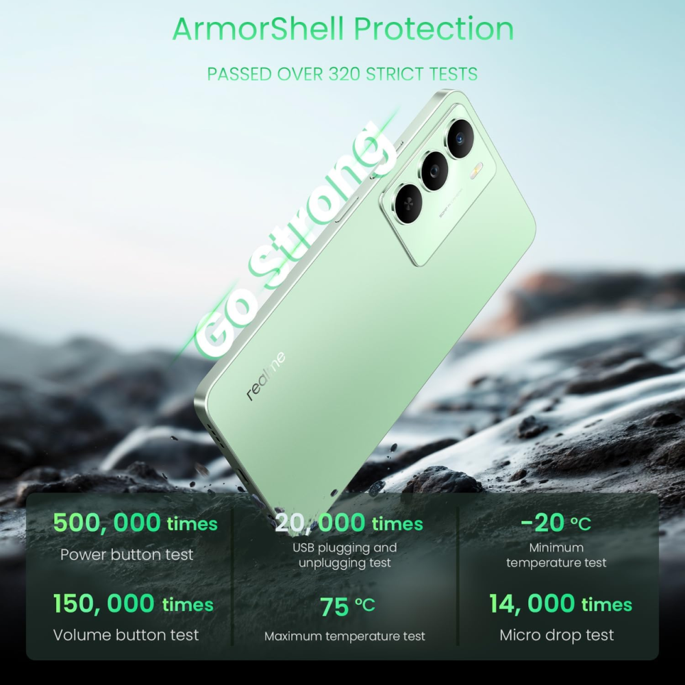 Смартфон realme 14x 5G 8/256GB Peridot Green - Экран 120 Гц, Dimensity 6300, Камера 50Мп с AI и защита IP64 Киев - изображение 9