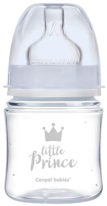 Детская бутылочка антиколиковая для кормления новорожденных 120 мл EasyStart Royal Baby Canpol babies голубой Кривой Рог - изображение 1