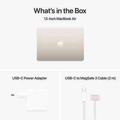 Ноутбук Apple MacBook Air 13 M4 A3240 Starlight (MC6A4UA/A) Вінниця