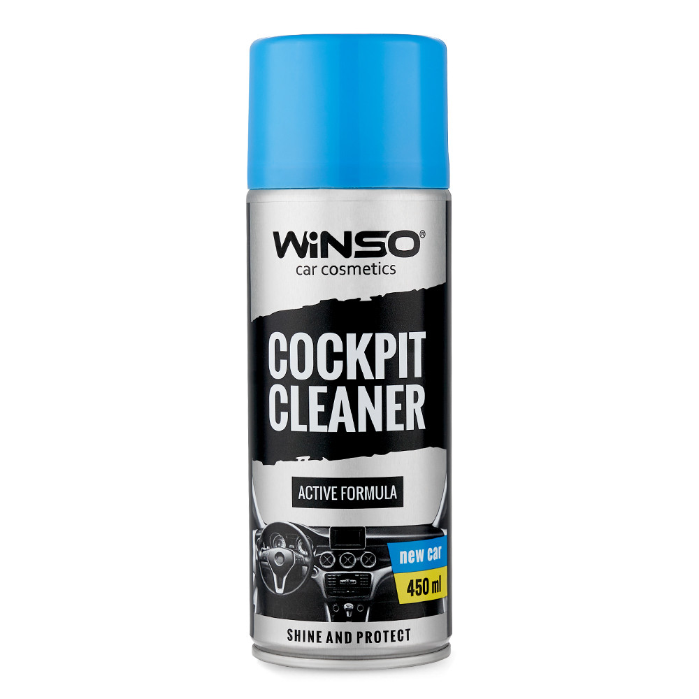 Полироль для панели приборов Winso Cockpit Cleaner Новая Машина, 450мл Львов - изображение 1