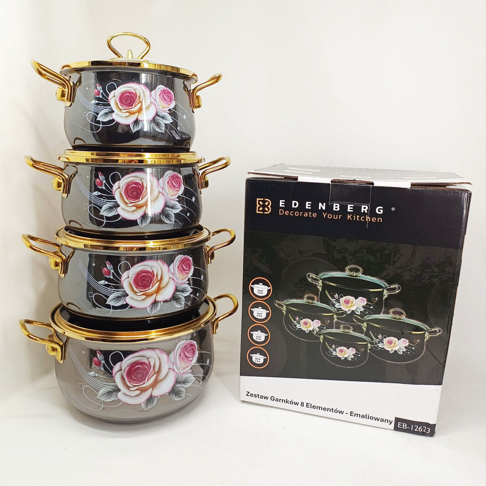 Каструля з нержавіючої сталі, Набір каструль з антипригарним покриттям, Набір каструль зі сталі OV-54 Львів - фото 5