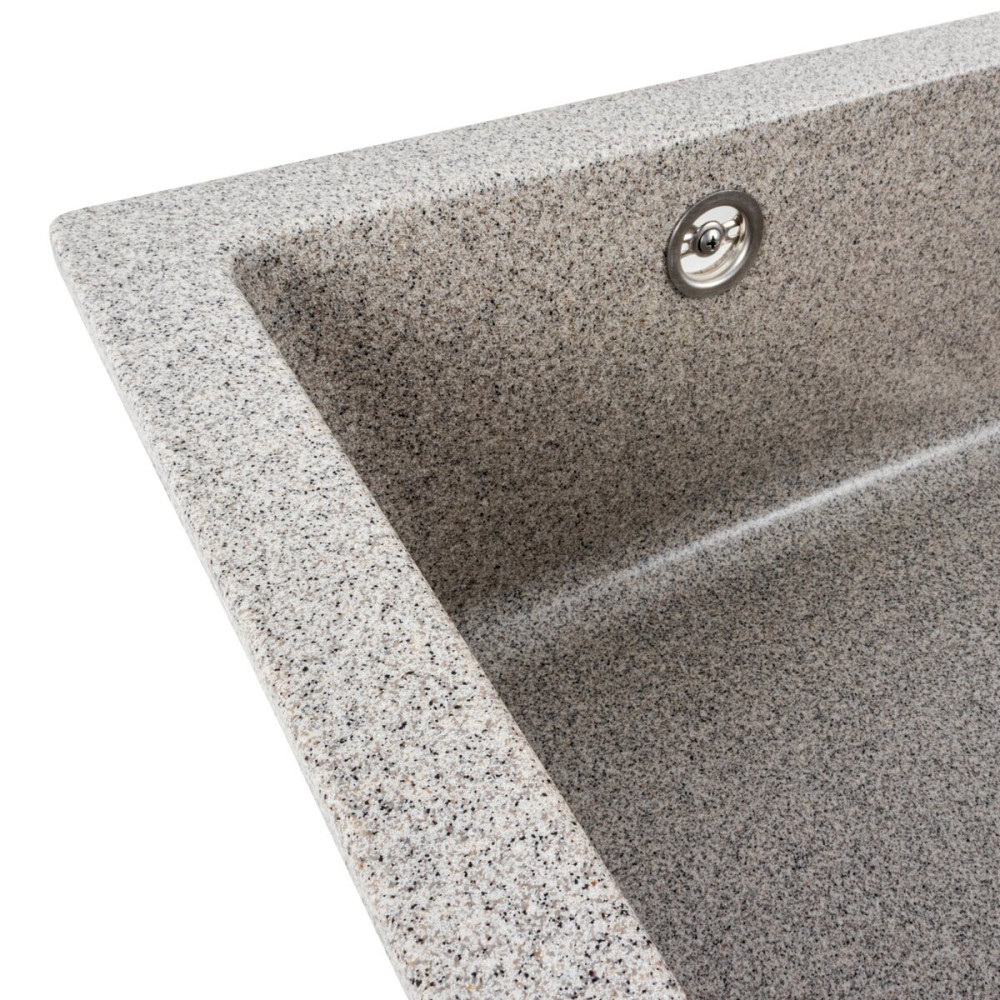 PLATINUM Гранітна мийка для кухні Platinum 7945 Paruana матова Сіра Киев - изображение 5