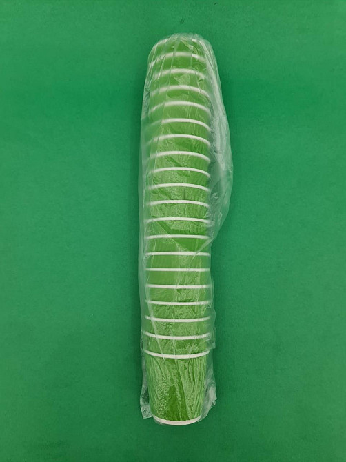 Склянка гофрована 110 мл "Зелений" Маестро (20 шт.) Харків - фото 4