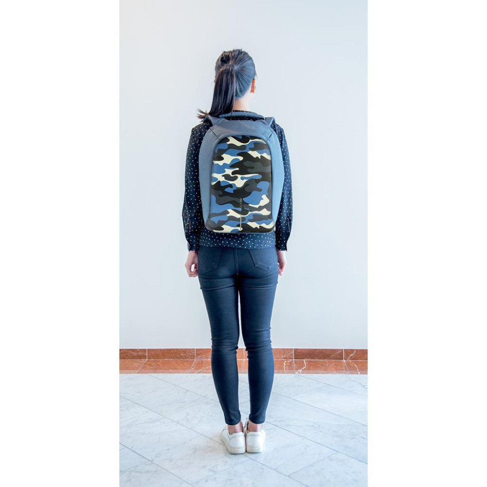 Рюкзак-антизлодій XD Design Bobby Compact 14" (об'єм 11 л) Camouflage Blue Вінниця - фото 15