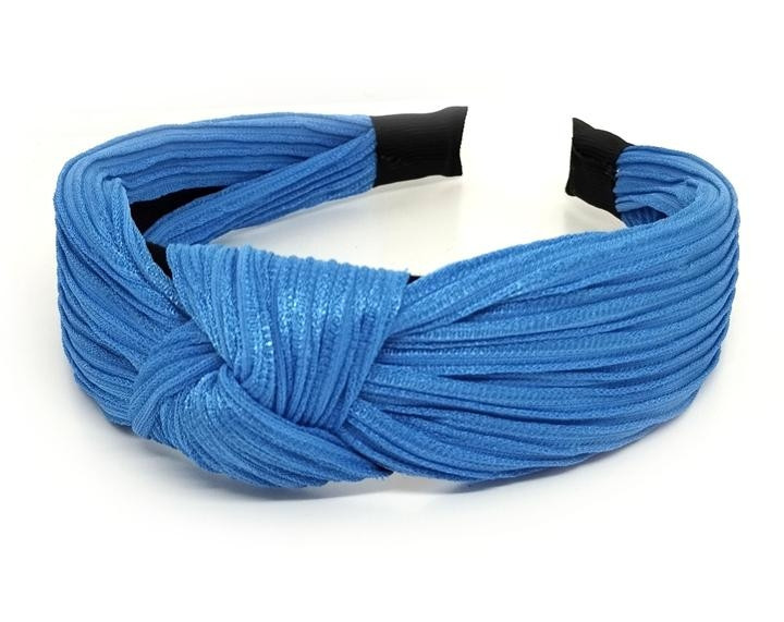 Обруч чалма синій широкий Київ - фото 1