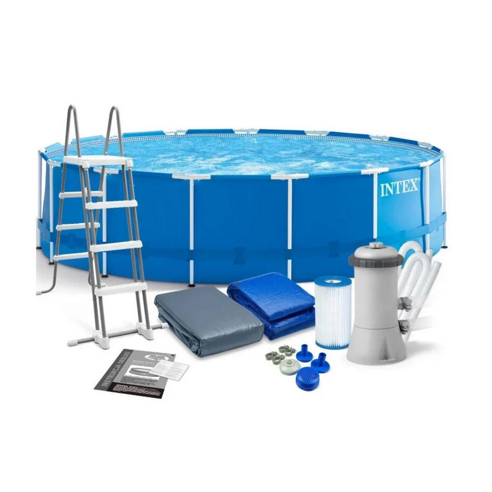 Бассейн каркасный Intex 28242 (457-122см), 16805 л Винница - изображение 5