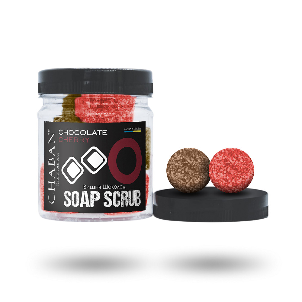 Мило-скраб для тіла Вишня-шоколад Chaban 140 г Київ - фото 1