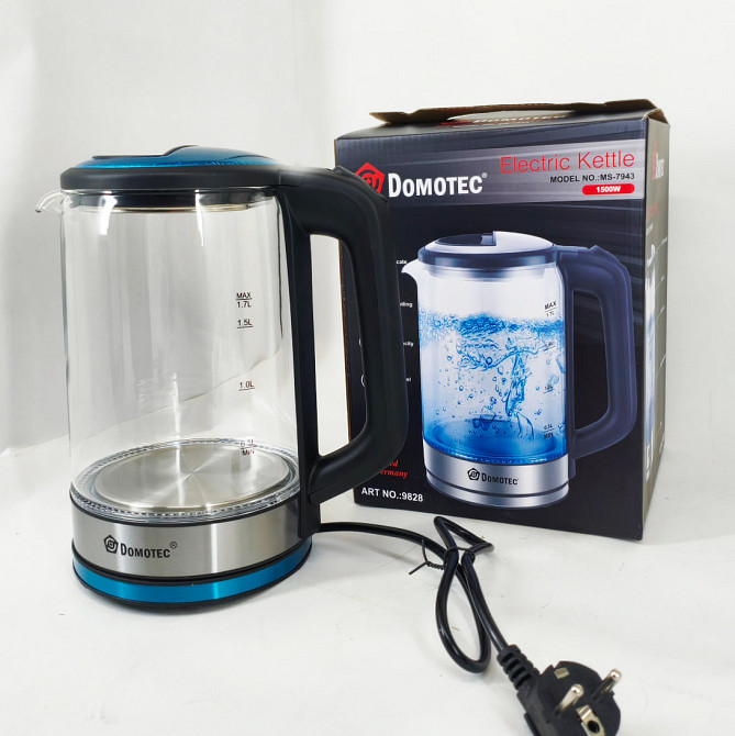 Чайник електричний з індикатором температури RAF R-7943 2.5л 2000Вт, Надійний електричний чайник EB-65 Львів - фото 3