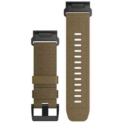 Ремешок для смарт-часов Garmin Tactix 7, 26mm QuickFit, Coyote Tan Nylon (010-13010-11) Винница
