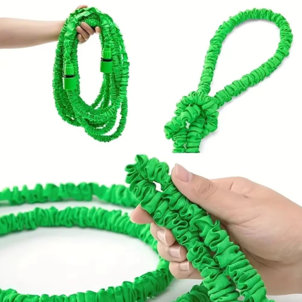 Шланг для саду і городу поливний робоча довжина до 60 м набір з розпилювачем, розтяжний, гнучкий, садовий Кам'янець-Подільський - фото 3