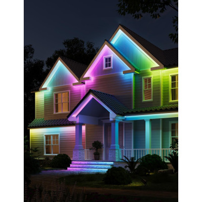 Светодиодная лента Govee H70A1 Phantasy Outdoor LED, 10.0m, RGBICWW, WI-FI/Bluetooth, white (H70A13D1) Винница - изображение 3