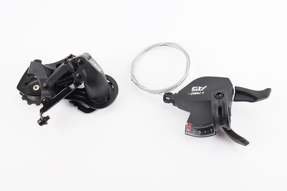 Комплект перемикання (групсет) 1x9 швидкостей, чорні A5, 2 деталі Киев - изображение 1