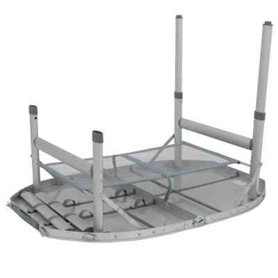 Туристичний стіл Bo-Camp Premium Oval 100x70 cm Grey (1404424) (DAS303284) Вінниця