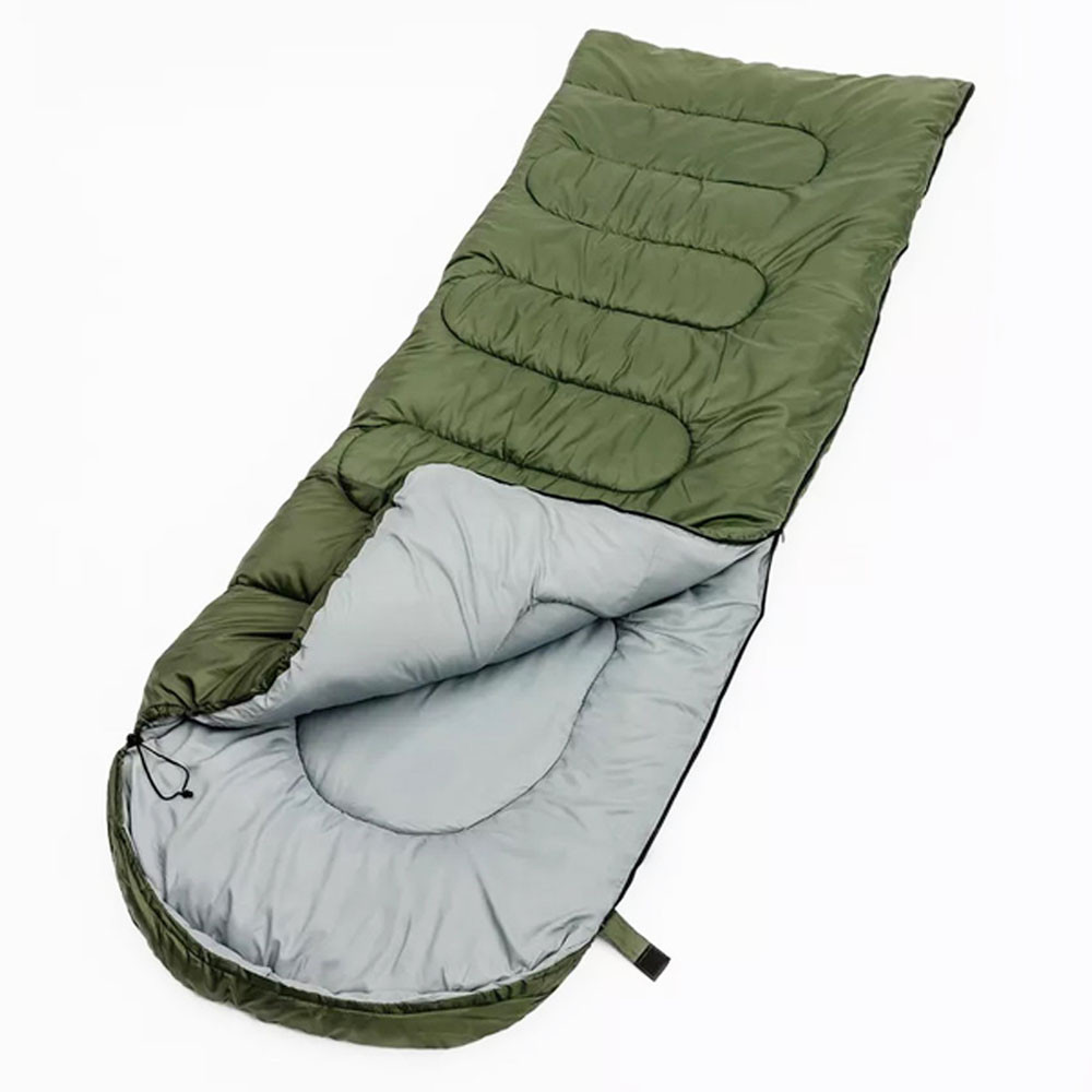 Спальный мешок демисезонный, 200х60см, Хаки / Спальник с капюшоном / Утепленный спальный мешок Киев - изображение 3