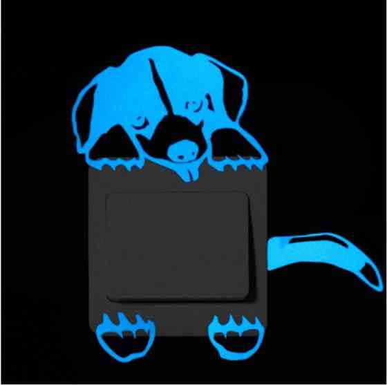 Світна собачка на вимикач Київ