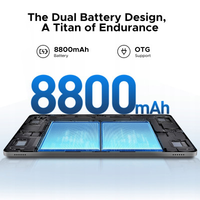 Планшет Doogee T36 12" 8/256GB 4G (LTE) Blue (6923740246917) Винница - изображение 7