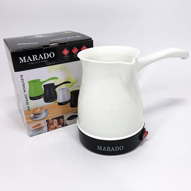Бытовая турка Marado MA-1625, Турка для заварного кофе, Электротурка с автоматическим отключением MK-99 Львов - изображение 5