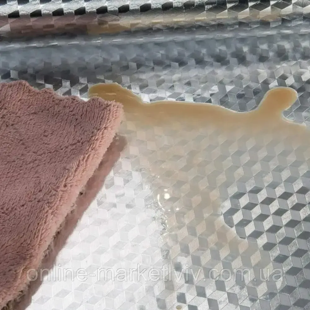 Самоклеющаяся алюминиевая фольга 2м х 60см Ромб SBR Киев - изображение 7