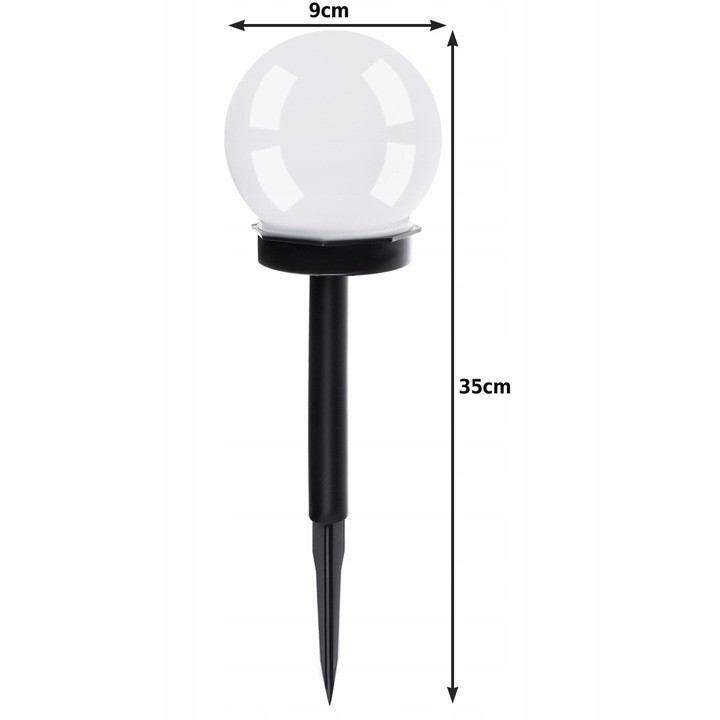 Садовый Светильник - шар на солнечных батареях комплект 6 шт Gardlov (23562) Нововолынск - изображение 7