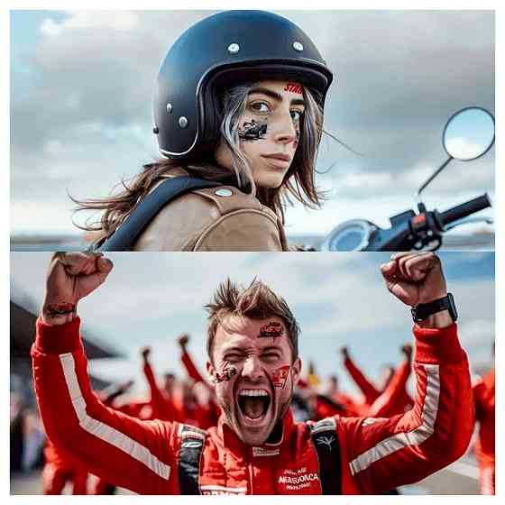 Набор временных татуировок 