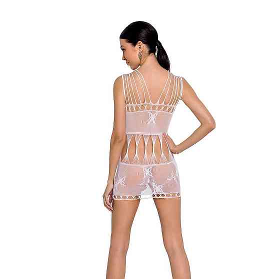 Бодістокінг мінісукня з метеликами Passion BS090 One Size white Sex Aura Київ