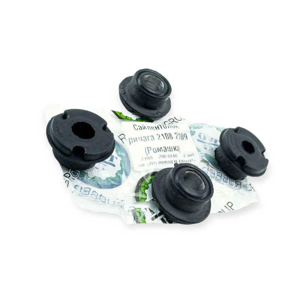 Сайлентблок передней подвески 2108-2115, 1117-1119, 2170-2172, 2190 (ромашки) (к-кт 4 шт) рычагов Мукачево - изображение 1