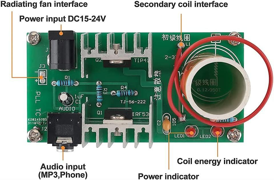 Музыкальный конструктор катушки Тесла 