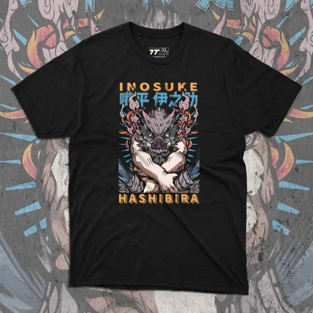 Футболка для подростка мальчика с принтом Клинок, рассекающий демонов Іноске Хашибіра 6 Размер 160 Anime10467 Днепр - изображение 1