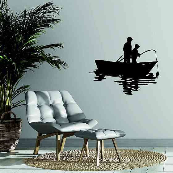 Декоративное настенное Панно «Рыбалка», Декор на стену Киев