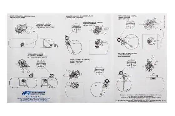Мультиклапан ГБО для внутр. тор-го баллона H160мм 30° GreenGas с катушкой (пр-во Tomasettо) Винница